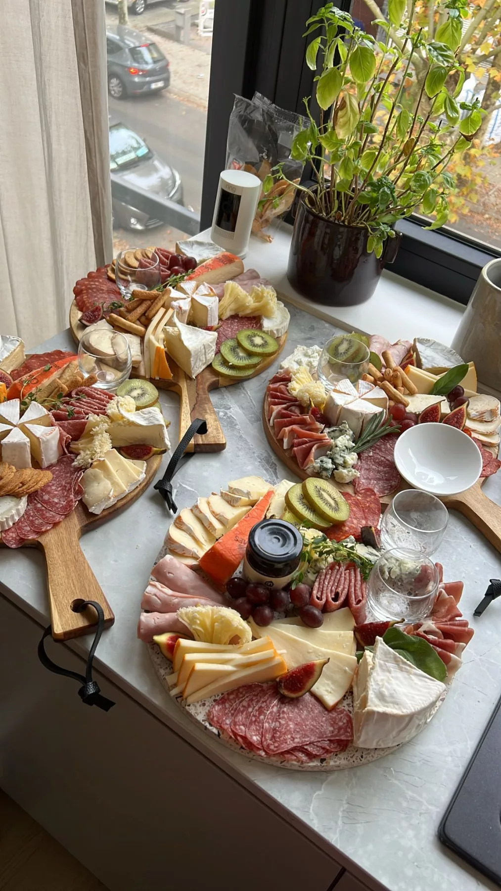 Kaas, charcuterie en fruit